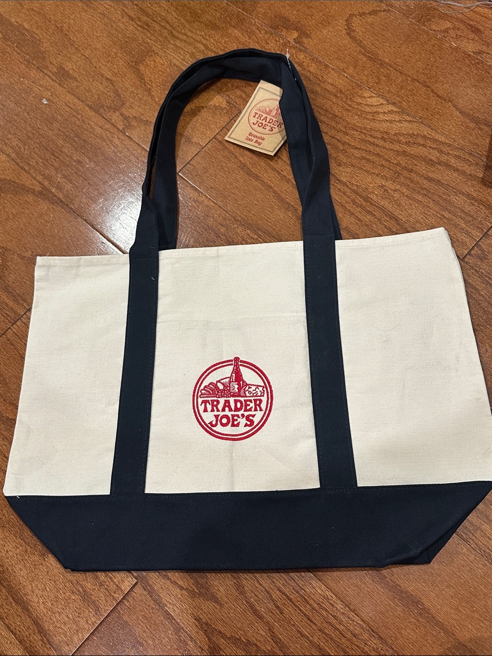 Trader Joe’s OG large canvas reusable shopping tote
